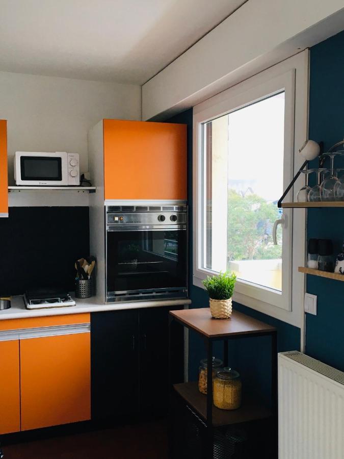 Bleu Sale - F2 Courseulles Avec Balcon Daire Dış mekan fotoğraf